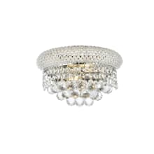 Primo 2 Light 6" Tall Wall Sconce with Clear Royal Cut Crystals