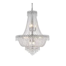 Century 12 Light 24" Wide Crystal Empire Chandelier with Clear Royal Cut Crystals