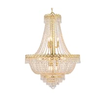 Century 12 Light 24" Wide Crystal Empire Chandelier with Clear Royal Cut Crystals
