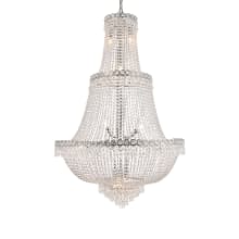Century 17 Light 30" Wide Crystal Empire Chandelier with Clear Royal Cut Crystals