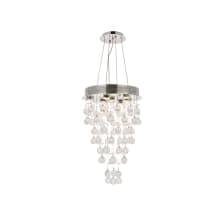 Galaxy 7 Light 16" Wide Crystal Chandelier with Clear Royal Cut Crystals