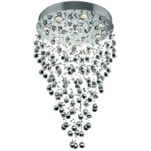 Galaxy 9 Light 24" Wide Crystal Chandelier with Clear Royal Cut Crystals