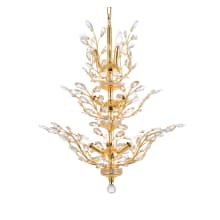 Orchid 13 Light 27" Wide Crystal Chandelier with Clear Royal Cut Crystals