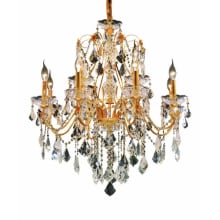 St. Francis 12 Light 28" Wide Crystal Chandelier with Clear Royal Cut Crystals