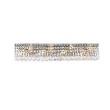 Maxime 8 Light 6" Tall Wall Sconce with Clear Royal Cut Crystals