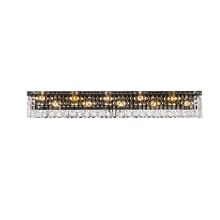 Maxime 10 Light 6" Tall Wall Sconce with Clear Royal Cut Crystals
