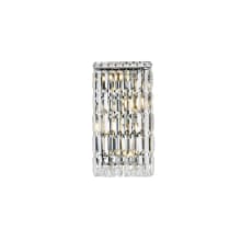 Maxime 4 Light 16" Tall Wall Sconce with Clear Royal Cut Crystals