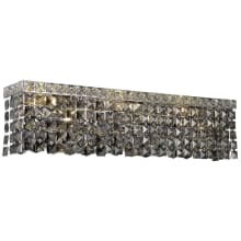 Maxime 3 Light 6" Tall Wall Sconce with Silver Shade Royal Cut Crystals