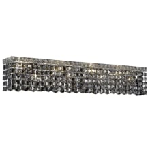 Maxime 8 Light 6" Tall Wall Sconce with Silver Shade Royal Cut Crystals