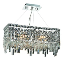 Maxime 4 Light 20" Wide Crystal Chandelier with Clear Royal Cut Crystals