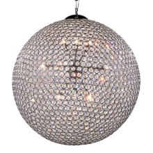Cabaret 12 Light 24" Wide Crystal Pendant with Clear Royal Cut Crystals
