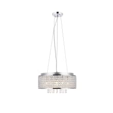 Amelie 6 Light 16" Wide Crystal Pendant with Clear Royal Cut Crystals