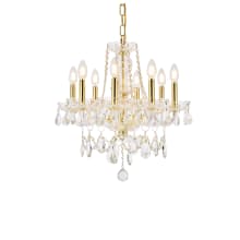 Princeton 8 Light 20" Wide Crystal Chandelier with Clear Royal Cut Crystals