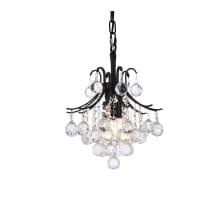 Toureg 3 Light 12" Wide Crystal Pendant with Clear Royal Cut Crystals