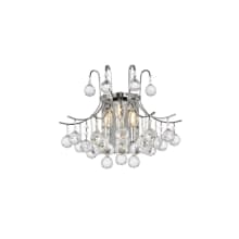 Toureg 3 Light 14" Tall Wall Sconce with Clear Royal Cut Crystals