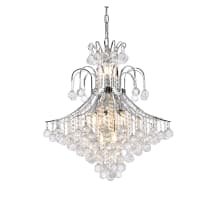 Toureg 15 Light 25" Wide Crystal Chandelier with Clear Royal Cut Crystals