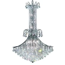 Toureg 16 Light 35" Wide Crystal Chandelier with Clear Royal Cut Crystals