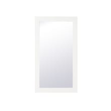 Aqua 32" x 18" Traditional Rectangular Framed Bathroom Wall Mirror