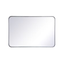 Evermore 24" x 36" Rectangular Metal Framed Mirror