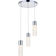 Constellation 3 Light 12" Wide LED Suspension Multi Light Pendant