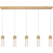 Constellation 5 Light 42" Wide LED Suspension Linear Pendant