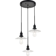 Waltz 3 Light 19" Wide Multi Light Pendant