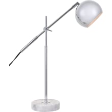 Aperture Single Light 20" Tall Boom Arm Table Lamp