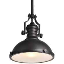 Eamon 13" Wide Pendant with an Aluminum Shade