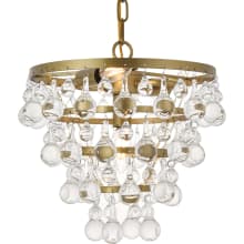 Kora 3 Light 13" Wide Crystal Pendant