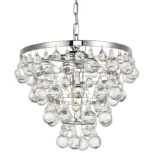 Kora 3 Light 13" Wide Crystal Pendant