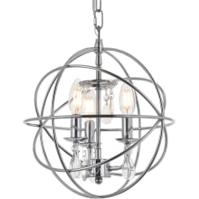 Wallace 3 Light 12" Wide Crystal Pendant