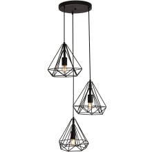 Jago 3 Light 18-1/8" Wide Pendant with Aluminum Shades
