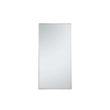 Eternity 72" x 36" Rectangular Beveled Metal Framed Full Length Mirror