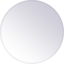 Gracin 36" Diameter Circular Flat Frameless Bathroom Mirror