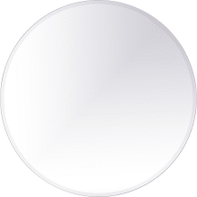 Gracin 42" Diameter Circular Flat Frameless Bathroom Mirror