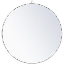 Eternity 36" Diameter Circular Beveled Metal Framed Bathroom Mirror