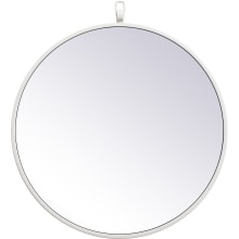Eternity 18" Diameter Circular Beveled Metal Framed Bathroom Mirror