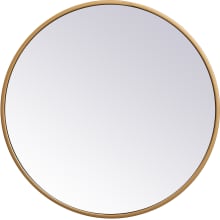 Eternity 18" Diameter Circular Metal Framed Bathroom Mirror