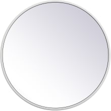 Eternity 18" Diameter Circular Metal Framed Bathroom Mirror