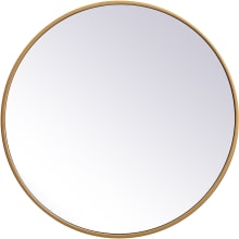 Eternity 21" Diameter Circular Metal Framed Bathroom Mirror