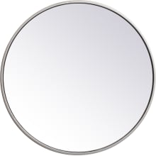 Eternity 21" Diameter Circular Metal Framed Bathroom Mirror