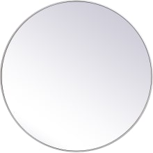 Eternity 45" Diameter Circular Metal Framed Bathroom Mirror