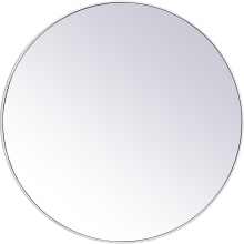 Eternity 45" Diameter Circular Metal Framed Bathroom Mirror