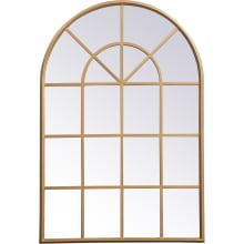 Motif 41-1/2" x 28" Arched Beveled Metal Framed Accent Mirror