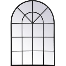 Motif 47-1/4" x 31-1/2" Arched Beveled Metal Framed Accent Mirror