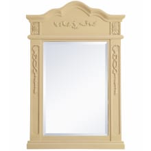 Lenora 36" x 24" Arched Beveled Wood Framed Accent Mirror