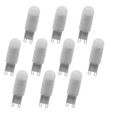 3 Watt Frosted Dimmable G9 Base LED Bulbs - Pack of 10