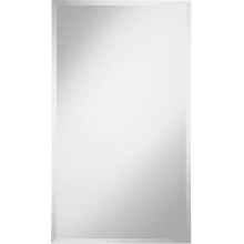 Metropolitan 22" W x 38" H Rectangular Frameless Bathroom Wall Mirror