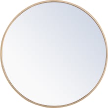 Eternity 24" Diameter Circular Metal Framed Wall Mirror