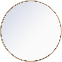 Eternity 28" Diameter Circular Metal Framed Bathroom Mirror